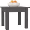 vidaXL Couchtisch Grau 35x35x30 cm Massivholz Kiefer 814221 Bild 4