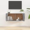 TV-Wandschrank, TV-Hängeboard Fernsehschrank Grau Sonoma 100 x 34,5 x 40 cm Bild 3