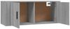 TV-Wandschrank, TV-Hängeboard Fernsehschrank Grau Sonoma 100 x 34,5 x 40 cm Bild 5