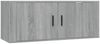 TV-Wandschrank, TV-Hängeboard Fernsehschrank Grau Sonoma 100 x 34,5 x 40 cm Bild 2