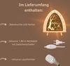 Weigla LED Dekolicht Herbst, Tischleuchte aus Holz, NATUR-BRAUN, Made in Germany, LED wechselbar, Erzgebirge garantiert, Herbstdeko innen, Tischlampe Bild 2
