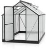 Vitavia Gewächshaus "Eos 6000", schwarz, 6,0 m²,4 mm HKP Bild 4