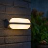 LED Außen Wandleuchte, anthrazit, Alu, B 26 cm Bild 4