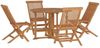 vidaXL 5-tlg. Garten-Essgruppe Klappbar Massivholz Teak 3096571 Bild 3