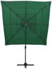 vidaXL Sonnenschirm mit Aluminium-Mast 4-lagig Grün 250x250 cm 313821 Bild 2