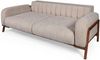 Sitzgruppe/Sofa Set - Wohnzimmergarnitur "Indigo" 3+3+1-Beige Bild 3