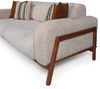 Sitzgruppe/Sofa Set - Wohnzimmergarnitur "Indigo" 3+3+1-Beige Bild 4