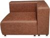Sofa-Modul Suldal Eckelement links Wildlederimitat Hellbraun [en. casa] Bild 3