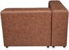 Sofa-Modul Suldal Eckelement links Wildlederimitat Hellbraun [en. casa] Bild 5