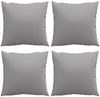 vidaXL Sofakissen 4 Stk. Grau 40x40 cm Stoff 360360 Bild 4