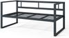 Selsey 'Dywilly' Garten-Sofa 2-Sitzer, wasserabweisend, braun/schwarzes Gestell ca. 72 x 128 x 65 cm Bild 3