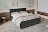 99rooms Boxspringbett Bergamo (Schlafzimmerbett, Bett), 140/160/180/200x200 cm, in Webstoff MALMO_NEW Bild 3