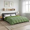 vidaXL Ganzjahresbettdecke Gepolstert Grün 200 x 220 cm Mikrofaser 42026045 Bild 4