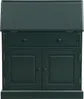 Vente-unique - CLEORE Büromöbel Holz, PlatteHolz, Platte Grün - B 40 cm x H 110,8 cm x L 93 cm Bild 3