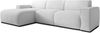 AX LIVING Couch Sofa L Form Didim mini Perlweiß 310 cm stilvoll L Bild 3