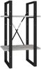 vidaXL Bücherregal 5 Fächer Betongrau 40x30x175 cm Holzwerkstoff 3081972 Bild 4