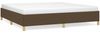 Bettgestell Dunkelbraun 200x200 cm Stoff [347192] Bild 2