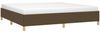 Bettgestell Dunkelbraun 200x200 cm Stoff [347192] Bild 3