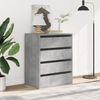 vidaXL Kommode Betongrau 60x41x76 cm Holzwerkstoff 852873 Bild 3