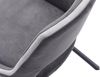 Esszimmerstuhl >Agrafa< (2-er Set) in Grau aus Metall - 58x90x60cm (BxHxT) Bild 5