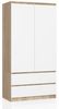 Raumhirsch Furniture Kleiderschrank Moderner Kleiderschrank - Zaubert Ordnung ins Schlafzimmer - Stauraum (viele Farbvarianten - Maße 180 - 90 - 50 cm) Stilvoller Schlafzimmerschrank, ideal für Jugendzimmer & Wohnzimmer Bild 2