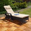 Gartenliege Sonnenliege Liege Relaxliege GartenmöblLiegestuhl Polyrattan Bild 2