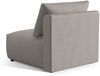 Micadoni Modul Chris 1-Sitzer Strukturierter Stoff Natur Bild 3