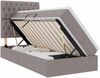 vidaXL Aufbewahrungsbett mit Matratze Taupe 90 x 190 cm Stoff 3371814 Bild 2