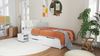 Inter Link -Bett mit Schubladen - Einzelbett 90x200 cm – Kojenbett mit Stauraum – Praktisches Jungendbett – Kiefer massivholz – Weiß lackiert – Inkl Lattenrost – Efetivo 90x200 cm Bild 2