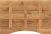 vidaXL Schreibtischplatte mit Aussparung 90x50x2,5 cm Massivholz Mango 370208 Bild 5