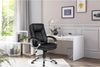Bürostuhl Polyurethan Schwarz/Silber, 104 x 74 x 50 cm Bild 3