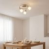 Deckenlampe, Spots beweglich, Nickel-matt, Glas Bild 3