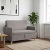 vidaXL Sofa mit Stauraum Taupe 122 x 78 x 87 cm Polyester 42036897 Bild 3