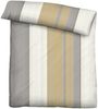Traumhaft schlafen - Castell - Markenbettwäsche Thermo-Fleece Bettwäsche 0360443 LÄNGSSTREIFEN, honig, 1x 135x200 cm + 1x 80x80 cm Bild 2