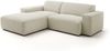 KAWOLA Sofa RANI Ecksofa Feincord beige Recamiere links 71 x 189 x 228 cm Bild 3