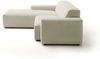 KAWOLA Sofa RANI Ecksofa Feincord beige Recamiere links 71 x 189 x 228 cm Bild 4