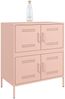 vidaXL Sideboard Rosa 68x39x79 cm Stahl 842953 Bild 4