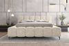 99rooms Cozy Polsterbett 140x200 cm Chenille APHRODITE Creme Bild 2