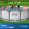 Steel Pro MAX™ Solo Pool ohne Zubehör Ø 366 x 100 cm, lichtgrau, rund Bild 2