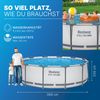 Steel Pro MAX™ Solo Pool ohne Zubehör Ø 366 x 100 cm, lichtgrau, rund Bild 3