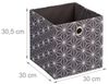 Relaxdays Aufbewahrungsbox grau im 2er Set Bild 5