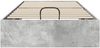vidaXL Ottoman Bettgestell Betongrau 80,5 x 200 cm Holzwerkstoff 3409264 Bild 5