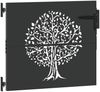 vidaXL Gartentor Schwarz 85 x 100 cm Pulverbeschichteter Stahl 42015859 Bild 4
