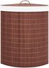 vidaXL Eck-Wäschekorb Bambus Braun 60 L 320760 Bild 3