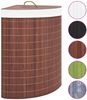 vidaXL Eck-Wäschekorb Bambus Braun 60 L 320760 Bild 2