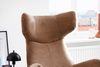 KAWOLA Sessel LOTTE Ohrensessel Cord rost 117 x 82 x 79 cm Bild 2