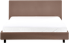 Wasserbett Bouclé ALBI 180 x 200 cm Braun Bild 5