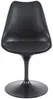 Vente-unique - XAFY Stuhl Plastik Schwarz - B 56,5 cm x H 82 cm x L 49 cm Bild 1