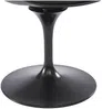 Vente-unique - XAFY Stuhl Plastik Schwarz - B 56,5 cm x H 82 cm x L 49 cm Bild 3
