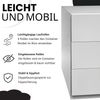 BISLEY Note Rollcontainer mit 3 Schüben aus Metall abschließbar in gelb - Bürocontainer mit Schloss für DIN A4 Dokumente, Kleinteile & Büromaterial, Container für Büro & Homeoffice auf Rollen, NWA59M7SSS-641 Bild 3